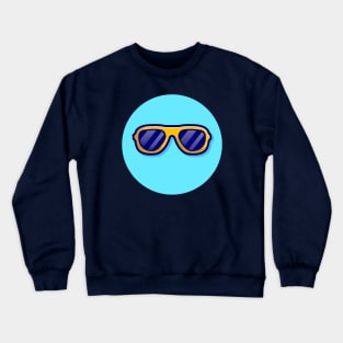 Glasses Cartoon Vector Icon Illustration Crewneck Sweatshirt